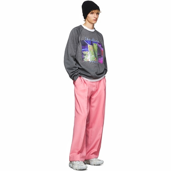 Acne Studios Fletcher Video Print Graphic Pull Over Sweater - Picture 11 of 11